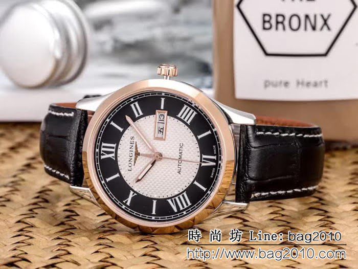 LONGINES浪琴 經典大三針 全自動機械 精品男士腕表 WSS2299